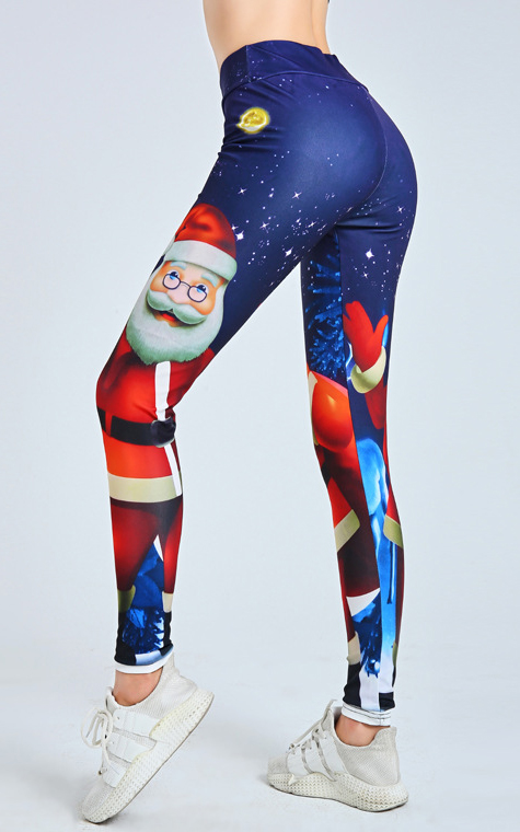 SZ60233 santa christmas leggings